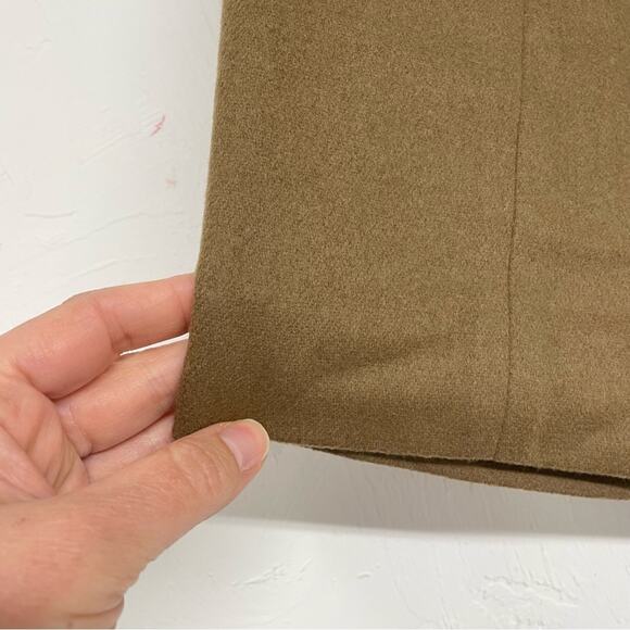 Ann Taylor Brown Wool Blend A Line Mini Skirt Dark Academia Womens 8 Preppy - Picture 5 of 8